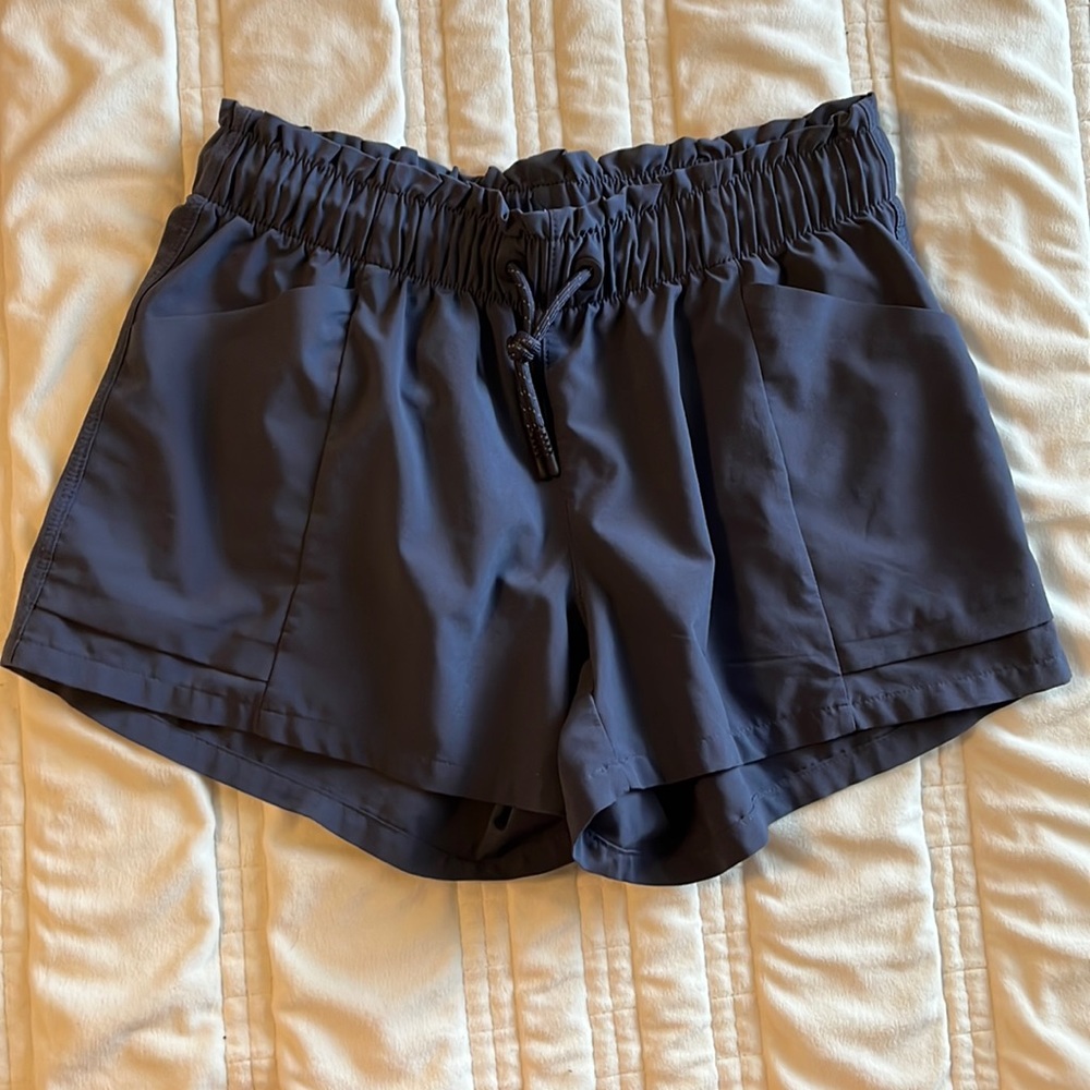 Navy Athleta Girl Shorts
